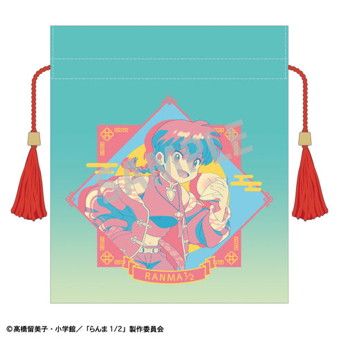 『らんま1/2』巾着_らんま/チャイナコーデ